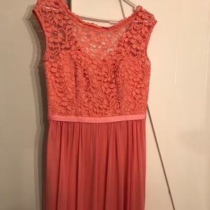 Coral Bridesmaid dress